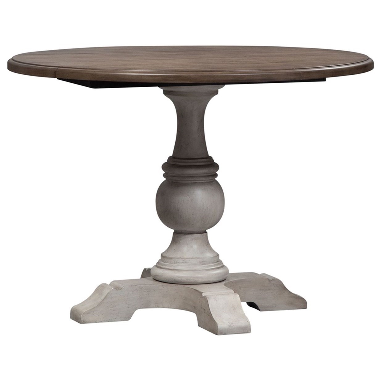 Liberty Furniture Cottage Lane 350 CD DLS Two Tone Drop Leaf Table
